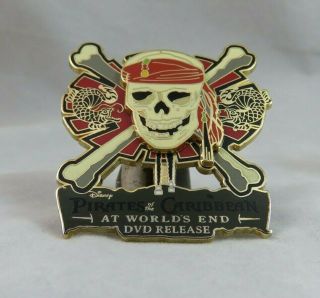 Disney DLR Pin - Pirates of the Caribbean - At World ' s End - DVD Release - Logo 2