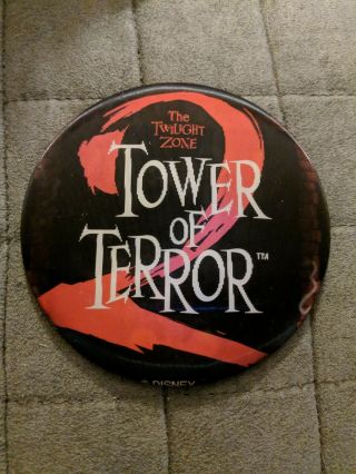 Vintage The Twilight Zone Tower Of Terror Disney Pin
