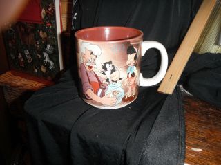 Exclusive Disney Pinocchio Coffee Mug Geppeto Jiminy Cricket Figaro Retired