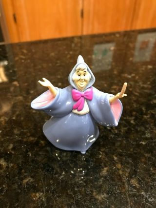 Disney Princess Cinderella Fairy Godmother 3 " Figure Cake Topper