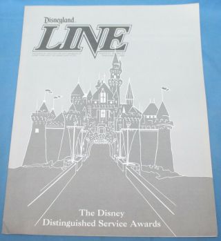 Vintage Disneyland Line Vol 21 No.  37 September 15,  1989 Cast Member Item