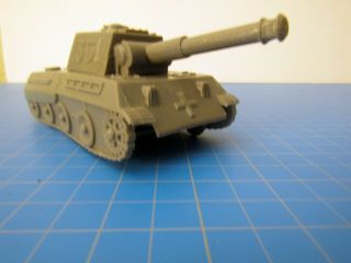 Marx Battleground/desert Fox Playset Dark Gray German 351 Tank