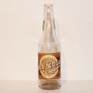 Old Gold Beer Irtp Bottle - Label Centered On Liebmann Brewing Embossed Bottle
