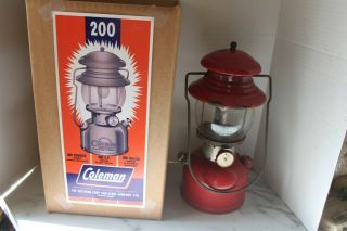 Coleman Canada Model 200 Lantern January 1967 With Box Front