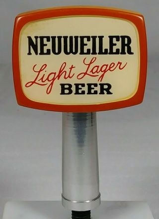 Old Neuweiler Light Lager Beer Tap Knob Handle Brewing Allentown Pennsylvania Pa