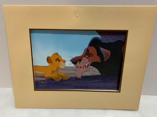 Disney Store Lion King Exclusive Commemorative Lithograph 11x14