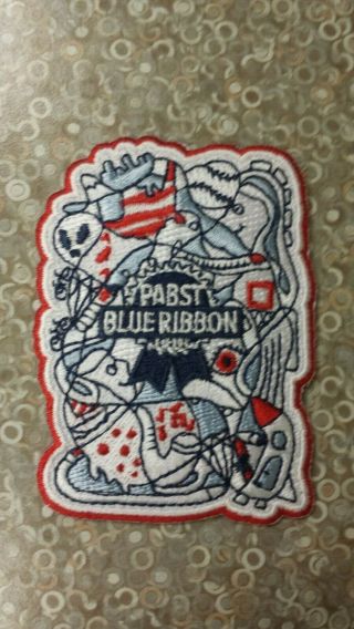 Pabst Blue Ribbon Beer Pbr Art Patch - 2019 16oz Kelly Ward - S/h