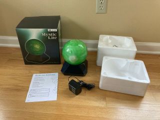 Mystic Lite - Liquid In Motion - Spencer Gifts Inc.  Green Magic Ball Light As - Is