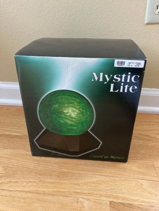 Mystic Lite - Liquid In Motion - Spencer Gifts Inc.  Green Magic Ball Light As - Is 2