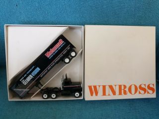 Htf Winross 1/64 Ford Aeromax Semi Trailer Motorcraft Livery Mib