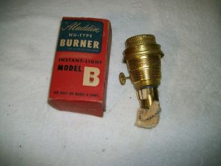 Aladdin Lamp Model B Brass Burner Nos