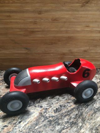 Schylling 6 Wooden Red Race Car
