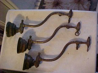 4 Early Industrial Oc White Faries Articulated Swivel Gas Electric Wall Sconces