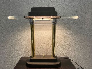 1980s Postmodern Hologen Desk Lamp By Robert Sonneman For George Kovacs