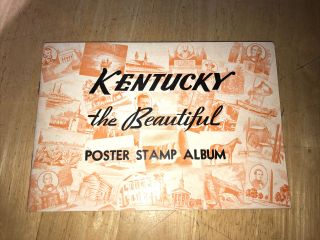 Vintage Kentucky The Poster Stamp Album.  The Coronation Series