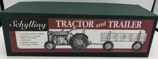 Schylling Tractor And Trailer Wind - Up Toy