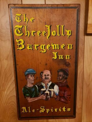 Vintage Wood Beer Bar Sign 12 X 22 - Hand Painted One Of A Kind