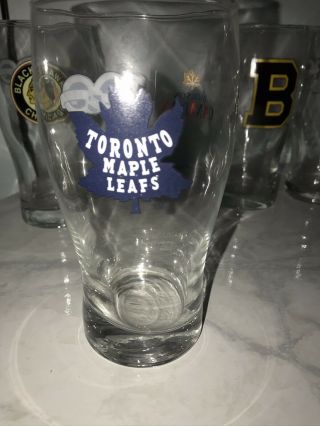 Toronto Maple Leafs Hockey Nhl Molson Canadian 100 Years 2017 Pint Glass