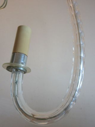 Waterford Crystal Wired Replacement Arm from Avoca 6 arm chandelier 15 