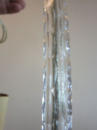 Waterford Crystal Wired Replacement Arm from Avoca 6 arm chandelier 15 