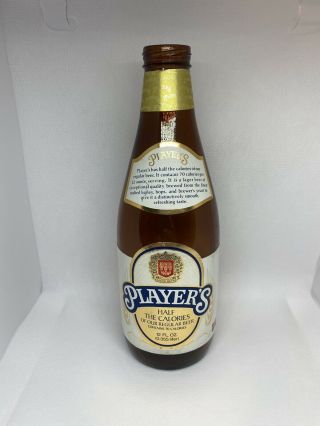 Usa Glass Beer Bottle Miller Brewing Player’s Lager
