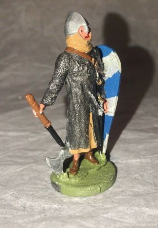 Vtg - Lead Knight figure w/ battle Axe & Shield - Made by Ares 2