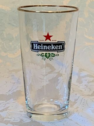 Heineken Beer Pilsner Glass 5 1/8 Inches 8 Ounces