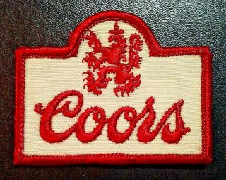 Vintage,  Coors Beer Sew - On Embroidered Patch,  Brewery Advertising