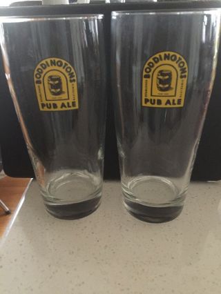 2 Boddingtons Pub Ale 16 Oz Beer Glasses