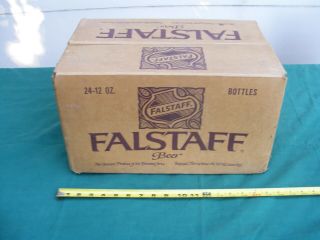 Falstaff Beer - Cardboard Case - Empty - 1970