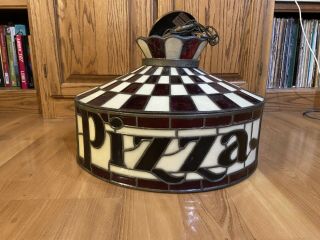 Vintage Pizza Hut Tiffany Style Lamp/light (2 Of 2)