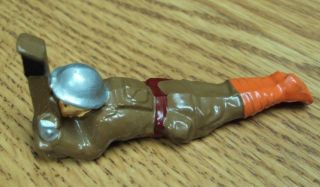 Vtg Manoil / Barclay Lead Figure Toy Doughboy Soldier With Periscope