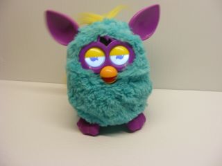 Furby Boom Teal Blue & Purple Interactive,  Hasbro 2012