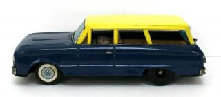 Alps Japan Tin Friction 1962 Ford Falcon Station Wagon 9 " W Opening Tailgate 60s