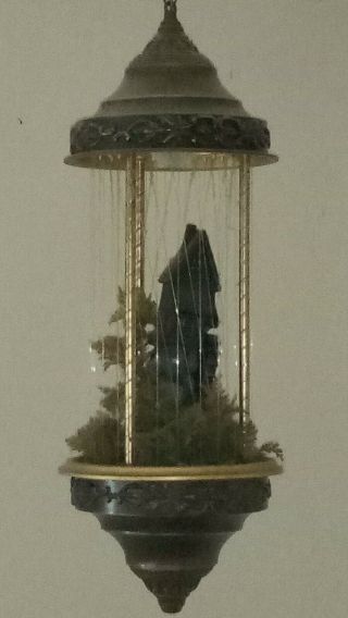 Vintage Motion Oil Rain Lamp Old Grist Mill Hanging Lamp
