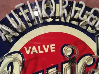 Unique Older Large Buick Service Neon Valve in Head Sign in 4