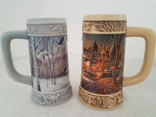 Miller Brewing Company Beer Steins - 04116 And 22004