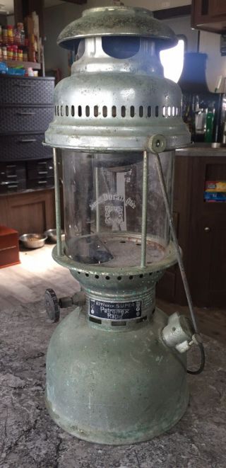 Petromax Rapid 829/500 Jenaer Duran Glass Globe Kerosene Lantern German