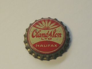 Oland,  Son Ltd Crown Bottle Cap Halifax