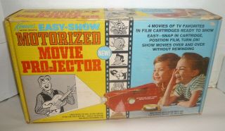 Vintage 1969 Kenner B.  O.  Easy Show Motorized Movie Projector W/box