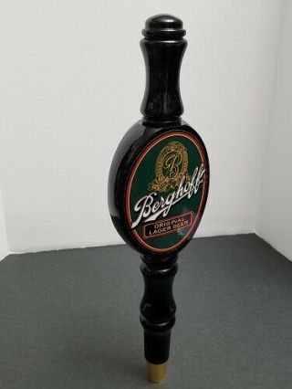 Berghoff Lager Beer Wooden Tap Handle - Joseph Huber Brewing Co.