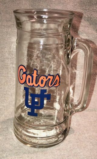 Vintage University Of Florida Gators Beer Mug Glass Stein