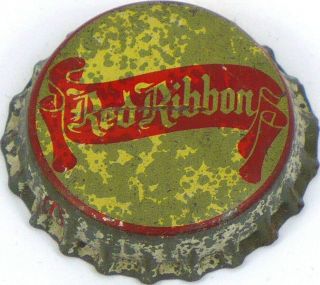 1940s Canada Saskatoon Red Ribbon Beer Cork Crown Tavern Trove