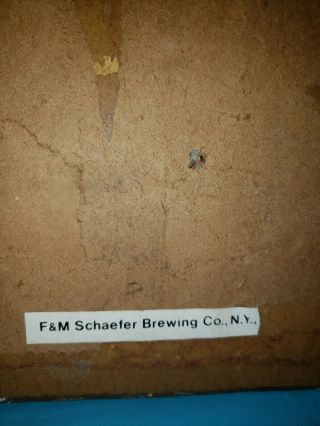 F&M Schaefer Brewing Co.  Cream Ale Sign 3