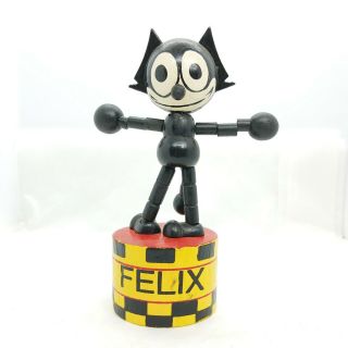Vintage Felix The Cat Push Puppet Toy - Ftcp