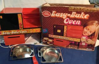 Vintage 1976 Betty Crocker Easy Bake Oven By Kenner Box