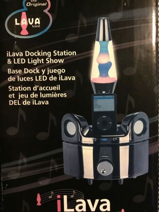 Ilava Docking Station & Led Light Show.  The Lava Brand.  Ships.