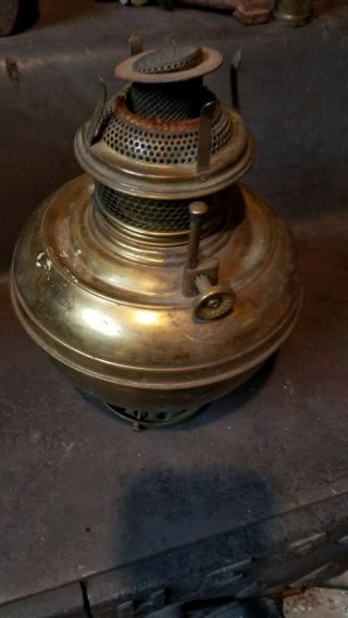 Lamp Oil Font B & H Brass 1890 Bradley And Hubbard
