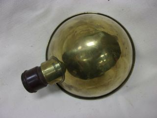 Antique Vtg Edon Esrobert Gooseneck Industrial Desk Brass Lamp Shade Steampunk