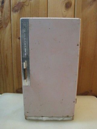 Vintage Gabriel Refrigerator Metal Tin 15 " Kitchen Toy By Nassau Pm3556